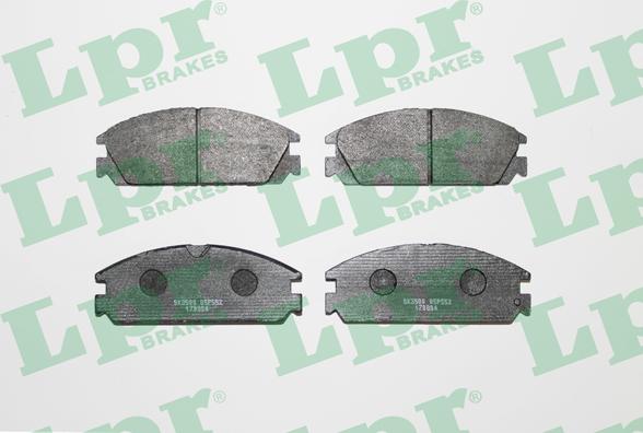 LPR 05P552 - Kit de plaquettes de frein, frein à disque cwaw.fr