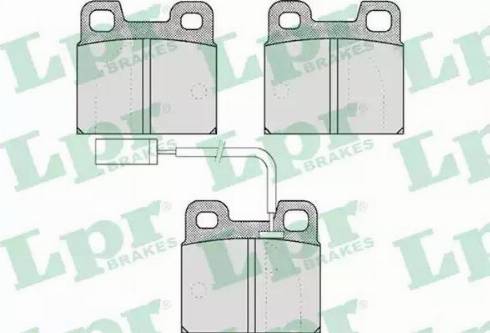 LPR 05P531 - Kit de plaquettes de frein, frein à disque cwaw.fr