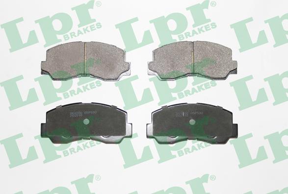 LPR 05P532 - Kit de plaquettes de frein, frein à disque cwaw.fr