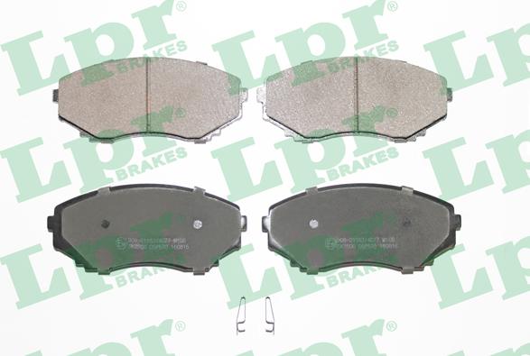 LPR 05P570 - Kit de plaquettes de frein, frein à disque cwaw.fr