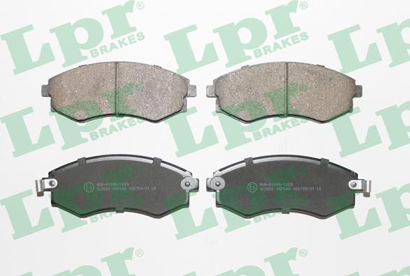 LPR 05P640 - Kit de plaquettes de frein, frein à disque cwaw.fr