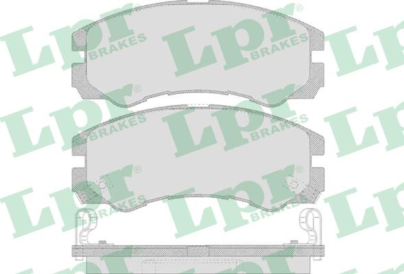 LPR 05P658 - Kit de plaquettes de frein, frein à disque cwaw.fr