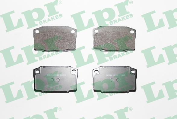 LPR 05P681 - Kit de plaquettes de frein, frein à disque cwaw.fr