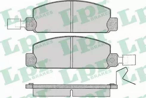 LPR 05P051 - Kit de plaquettes de frein, frein à disque cwaw.fr