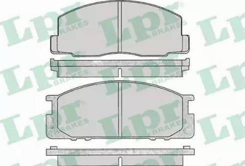 LPR 05P063 - Kit de plaquettes de frein, frein à disque cwaw.fr