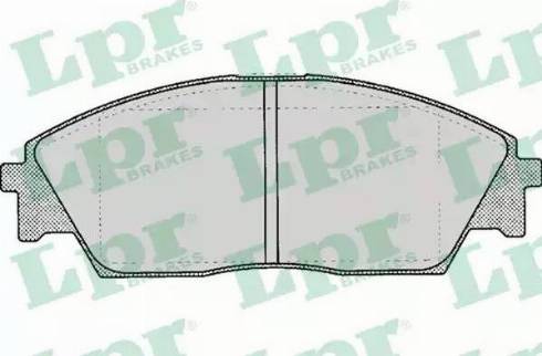 LPR 05P082 - Kit de plaquettes de frein, frein à disque cwaw.fr