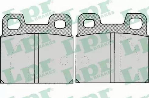 LPR 05P031 - Kit de plaquettes de frein, frein à disque cwaw.fr