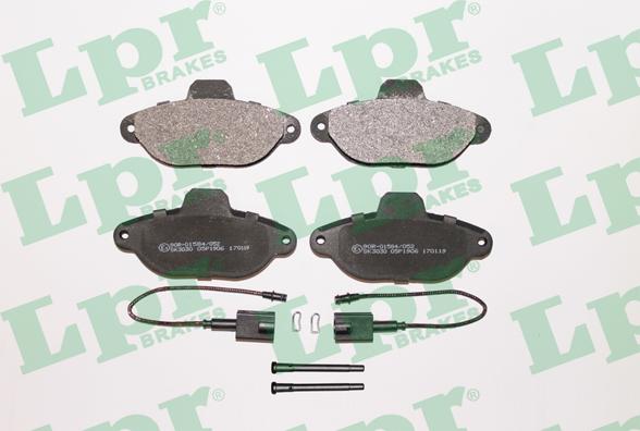 LPR 05P1906 - Kit de plaquettes de frein, frein à disque cwaw.fr