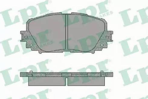 LPR 05P1459 - Kit de plaquettes de frein, frein à disque cwaw.fr