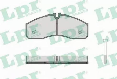 LPR 05P1462 - Kit de plaquettes de frein, frein à disque cwaw.fr