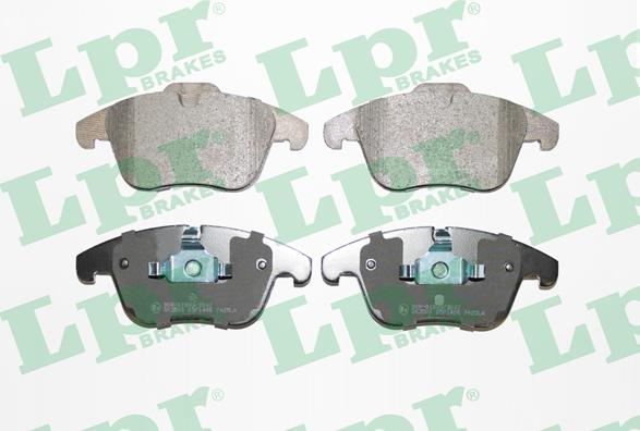 LPR 05P1486 - Kit de plaquettes de frein, frein à disque cwaw.fr