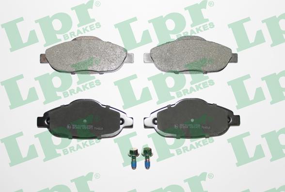 LPR 05P1471 - Kit de plaquettes de frein, frein à disque cwaw.fr