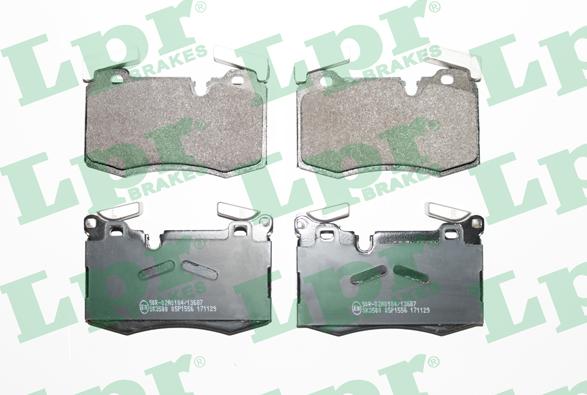 LPR 05P1556 - Kit de plaquettes de frein, frein à disque cwaw.fr