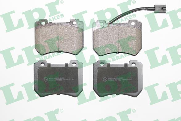 LPR 05P1552 - Kit de plaquettes de frein, frein à disque cwaw.fr