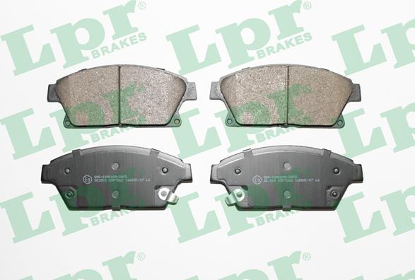 LPR 05P1562 - Kit de plaquettes de frein, frein à disque cwaw.fr