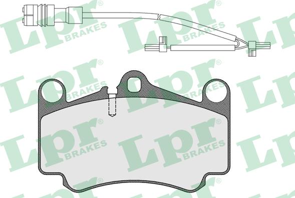 LPR 05P1588B - Kit de plaquettes de frein, frein à disque cwaw.fr