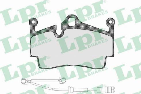 LPR 05P1583A - Kit de plaquettes de frein, frein à disque cwaw.fr