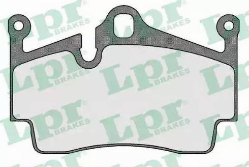 LPR 05P1583 - Kit de plaquettes de frein, frein à disque cwaw.fr