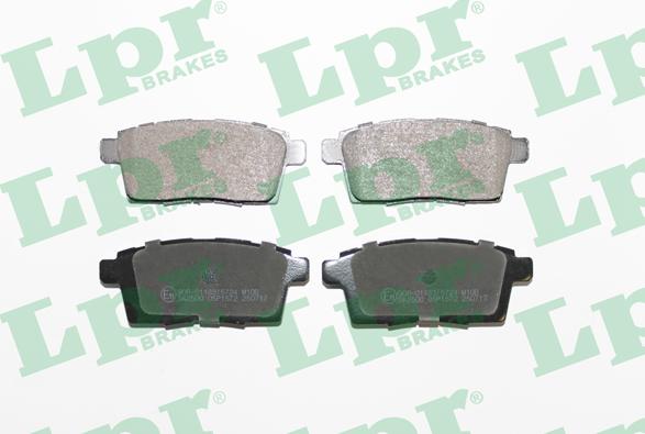 LPR 05P1572 - Kit de plaquettes de frein, frein à disque cwaw.fr