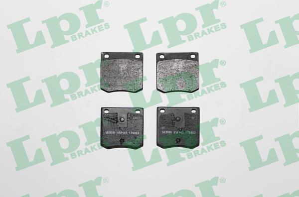 LPR 05P165 - Kit de plaquettes de frein, frein à disque cwaw.fr