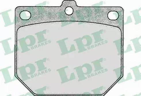 LPR 05P166 - Kit de plaquettes de frein, frein à disque cwaw.fr