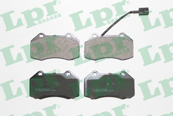 LPR 05P1670 - Kit de plaquettes de frein, frein à disque cwaw.fr