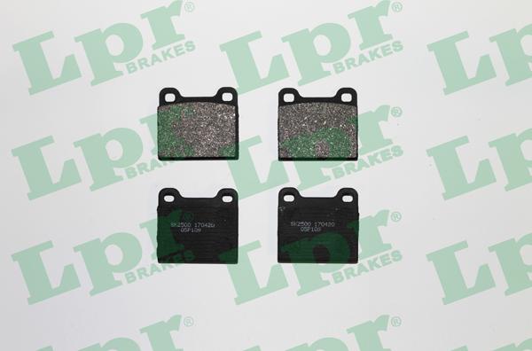 LPR 05P109 - Kit de plaquettes de frein, frein à disque cwaw.fr