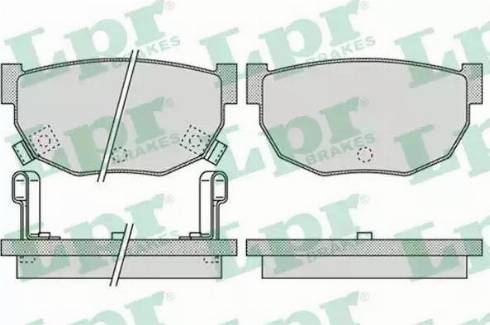 LPR 05P1048 - Kit de plaquettes de frein, frein à disque cwaw.fr