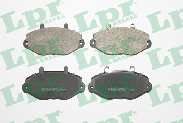 LPR 05P1066 - Kit de plaquettes de frein, frein à disque cwaw.fr