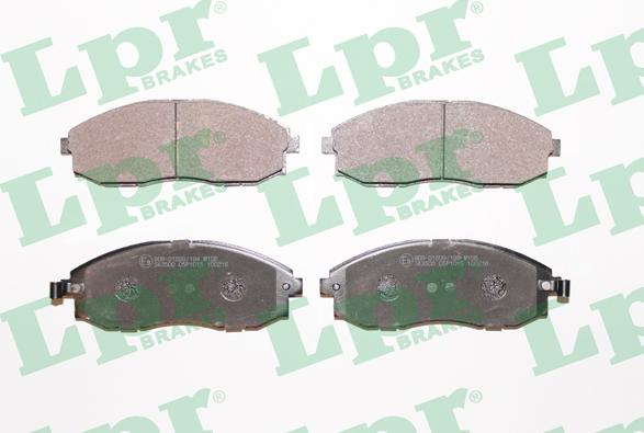 LPR 05P1015 - Kit de plaquettes de frein, frein à disque cwaw.fr