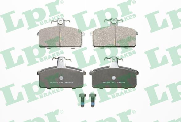 LPR 05P107 - Kit de plaquettes de frein, frein à disque cwaw.fr