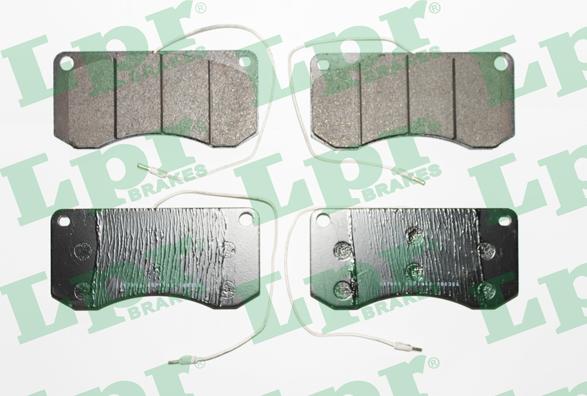 LPR 05P1148 - Kit de plaquettes de frein, frein à disque cwaw.fr