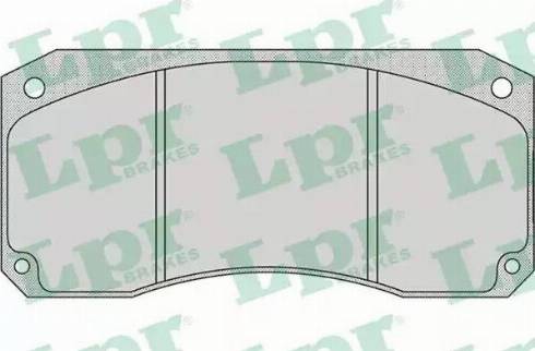 LPR 05P1153 - Kit de plaquettes de frein, frein à disque cwaw.fr