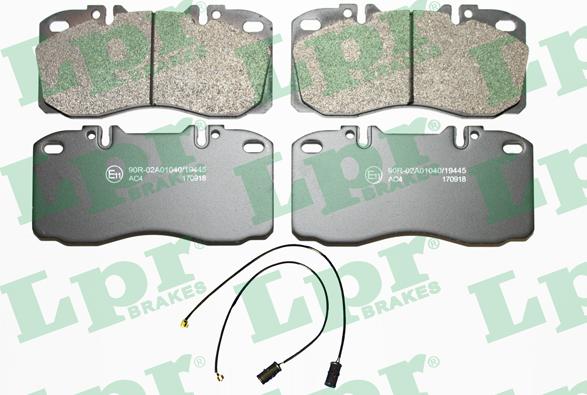 LPR 05P1164B - Kit de plaquettes de frein, frein à disque cwaw.fr