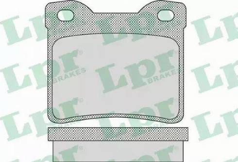 LPR 05P1100 - Kit de plaquettes de frein, frein à disque cwaw.fr