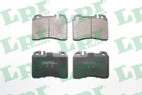 LPR 05P1131 - Kit de plaquettes de frein, frein à disque cwaw.fr