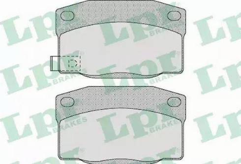 LPR 05P1128 - Kit de plaquettes de frein, frein à disque cwaw.fr