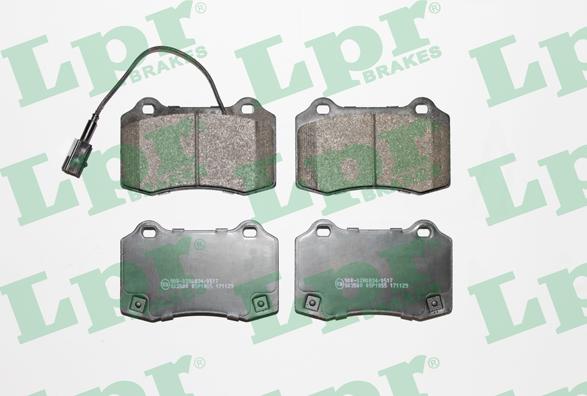 LPR 05P1855 - Kit de plaquettes de frein, frein à disque cwaw.fr