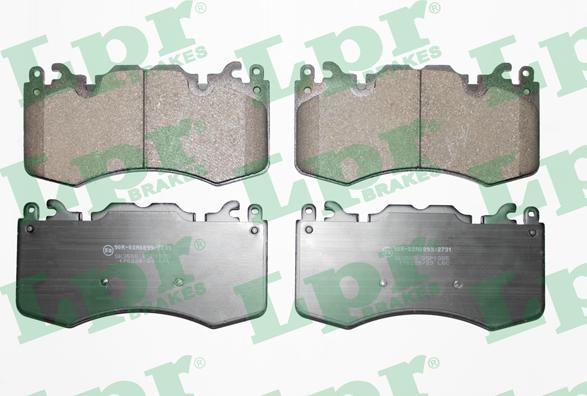 LPR 05P1885 - Kit de plaquettes de frein, frein à disque cwaw.fr