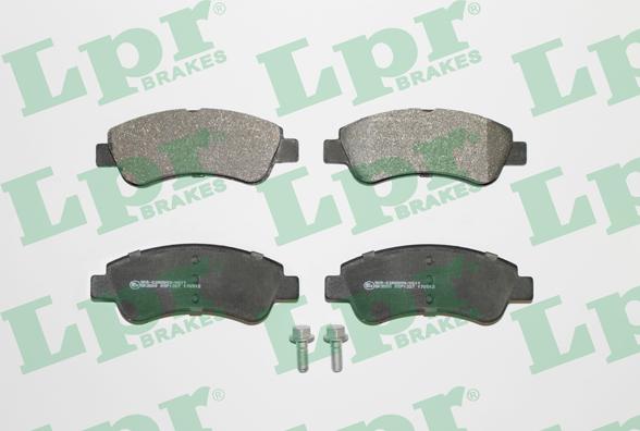 LPR 05P1327 - Kit de plaquettes de frein, frein à disque cwaw.fr