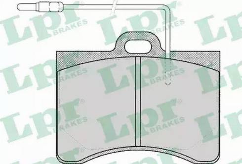 LPR 05P132 - Kit de plaquettes de frein, frein à disque cwaw.fr