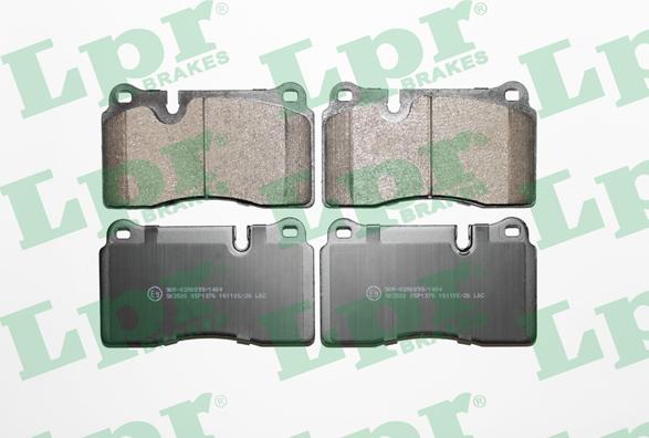 LPR 05P1376 - Kit de plaquettes de frein, frein à disque cwaw.fr