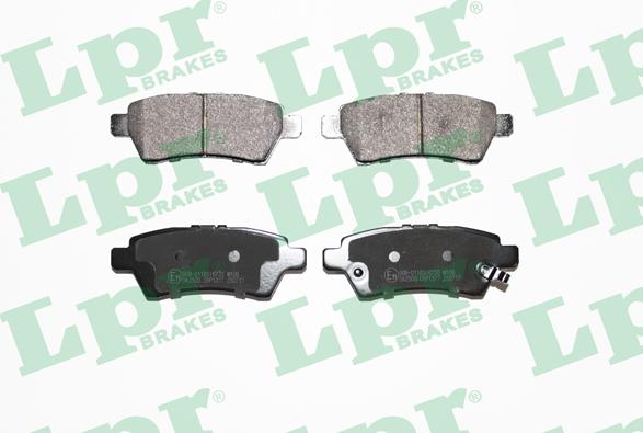 LPR 05P1377 - Kit de plaquettes de frein, frein à disque cwaw.fr