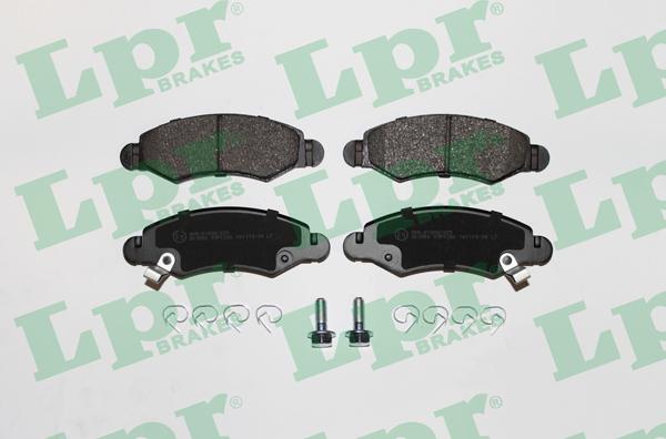 LPR 05P1280 - Kit de plaquettes de frein, frein à disque cwaw.fr