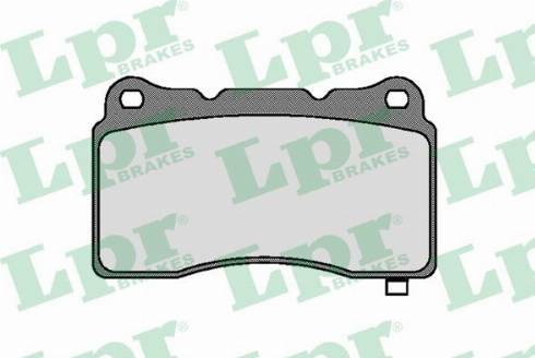 LPR 05P1775 - Kit de plaquettes de frein, frein à disque cwaw.fr