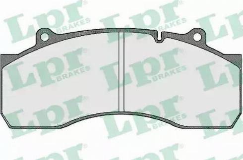 LPR 05P824 - Kit de plaquettes de frein, frein à disque cwaw.fr