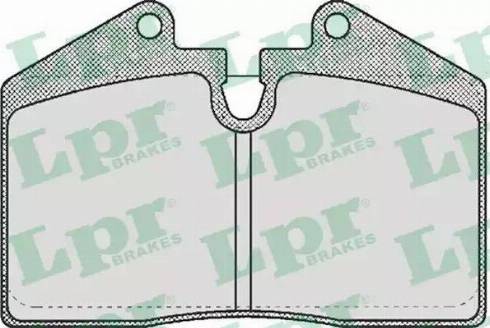 LPR 05P397 - Kit de plaquettes de frein, frein à disque cwaw.fr