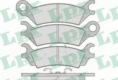 LPR 05P369 - Kit de plaquettes de frein, frein à disque cwaw.fr