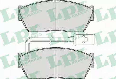 LPR 05P308 - Kit de plaquettes de frein, frein à disque cwaw.fr