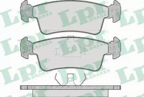 LPR 05P311 - Kit de plaquettes de frein, frein à disque cwaw.fr